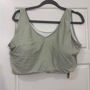 Elegant Light Green Bikini Top